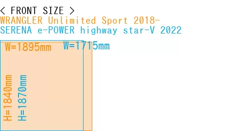 #WRANGLER Unlimited Sport 2018- + SERENA e-POWER highway star-V 2022